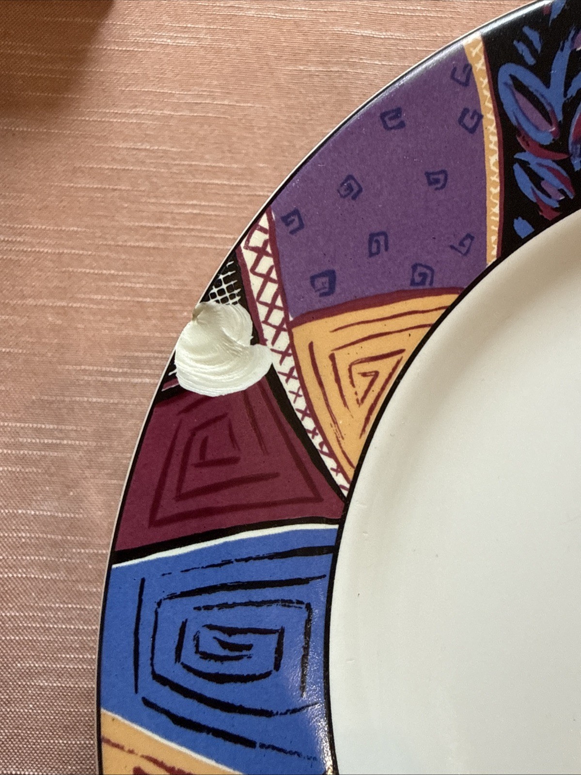 Sakura Masquerade Salad Plate Made In Indonesia 1992