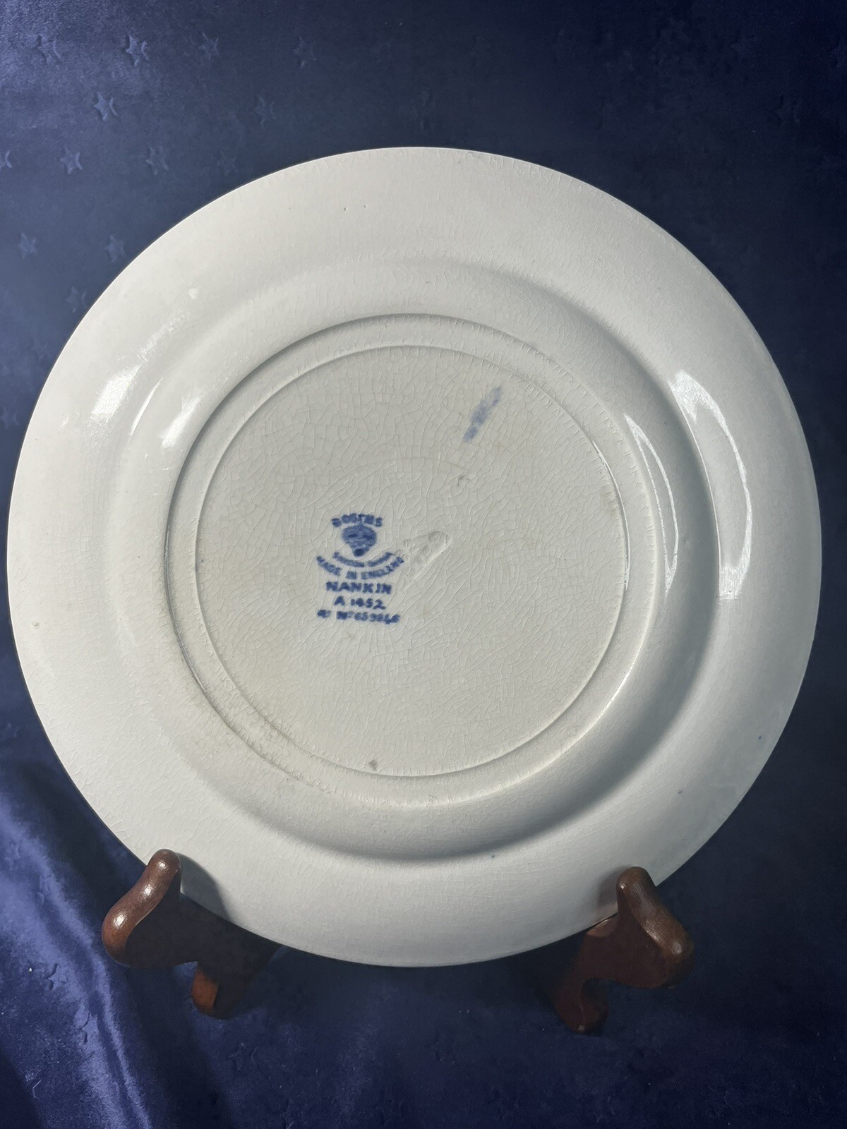 BOOTHS Vintage Set Of 6~7 7/8” Salad Plates NANKIN pattern English Silicon China
