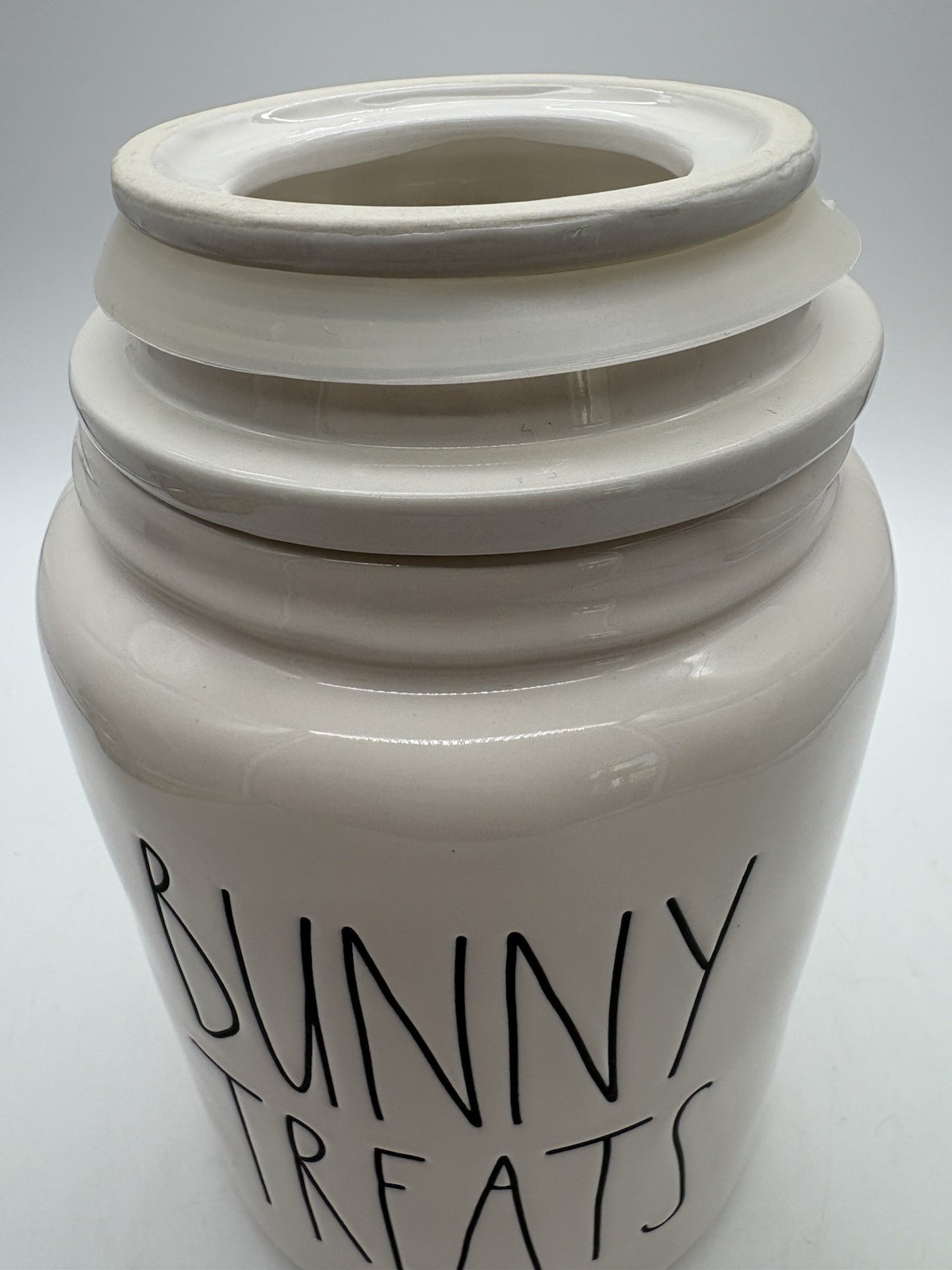RAE DUNN Artisan Collection Easter “BUNNY TREATS” Canister Cookie Jar by Magenta
