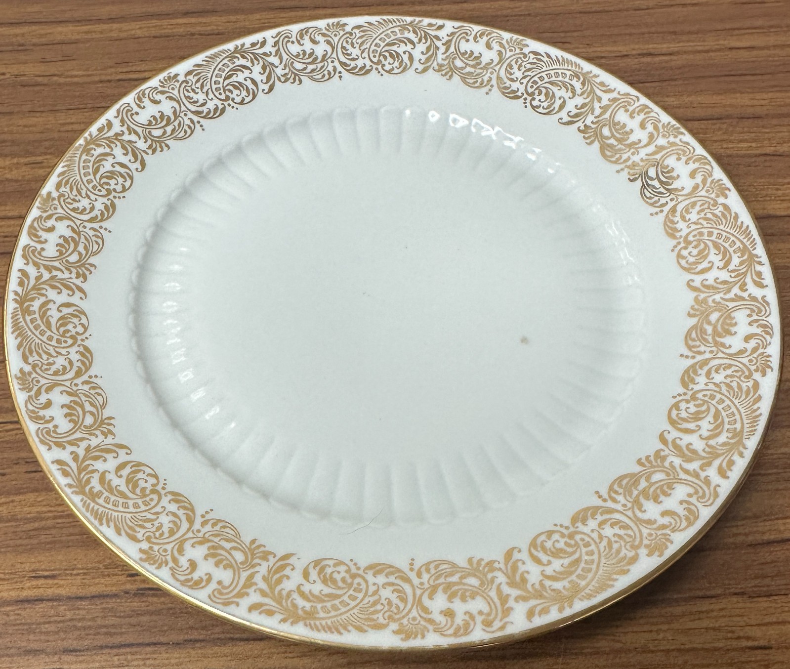 Vtg Mitterteich China Service for 12 plus extras -Gold Band of Swirls & Leaves