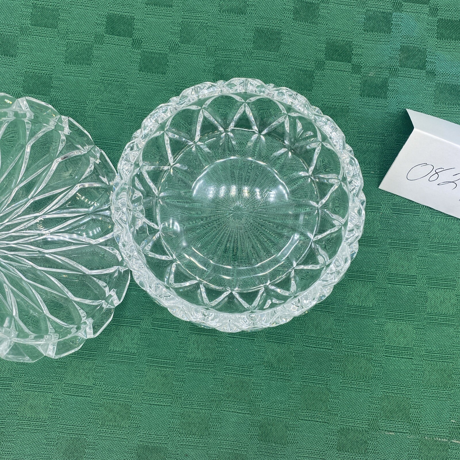 Shannon Lead Crystal Hershey’s Kiss Shaped Covered Candy Dish by Godinger 1991