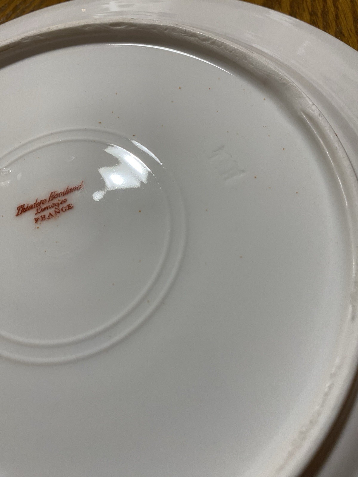 Haviland Limoges Schleiger 1098 Dinner Plate; Pink Rose Garland c1903