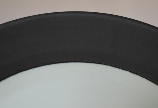 HANDSOME CIRCA 1960’S DANSK SMOOTH FLAMESTONE DARK BROWN BREAD PLATE – HAVE 6