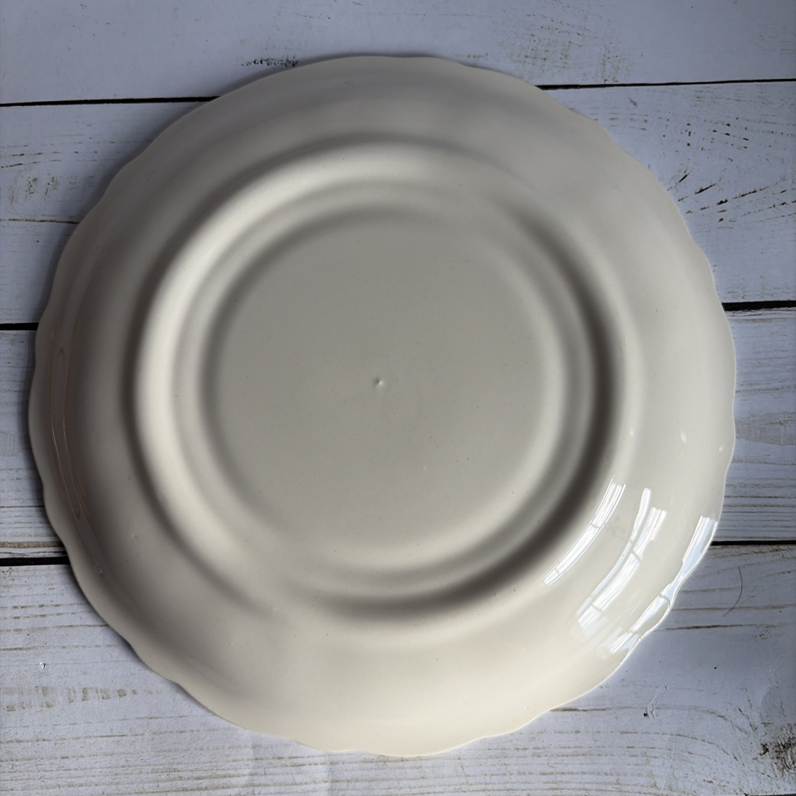 Vintage Ceramic Floral Deviled Egg Dish Plate Royal Rose Pink 9in Round