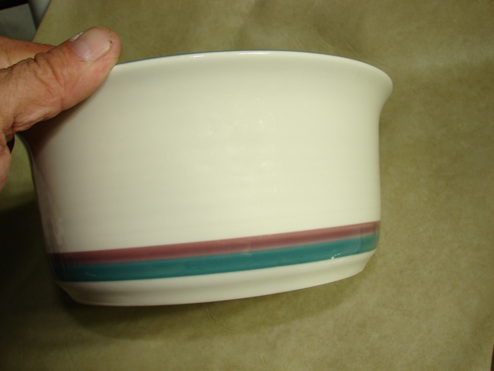 Pfaltzgraff Juniper 2 Quart Round Stoneware Casserole with Lid / USA