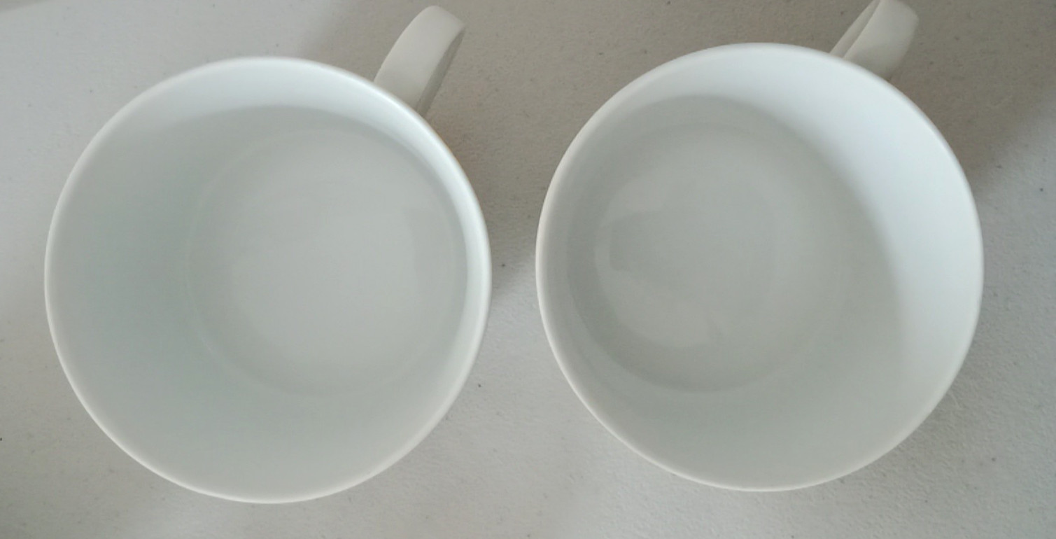 MISTRAL by SOLAFRANCE Bone China Coffee Mug Tea Cup 1994 Retired & Rare SET of 2