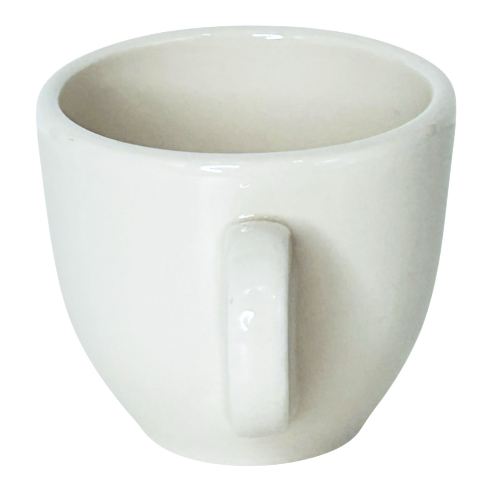 Homer Laughlin HL10800 UNIQUE IVORY American White Rolled Edge Narrow Rim AD Cup