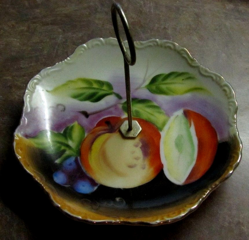 Vintage Fruit Open Candy Nut Dish Bowl MARILYN EXCLUSIVE by Consco Japan
