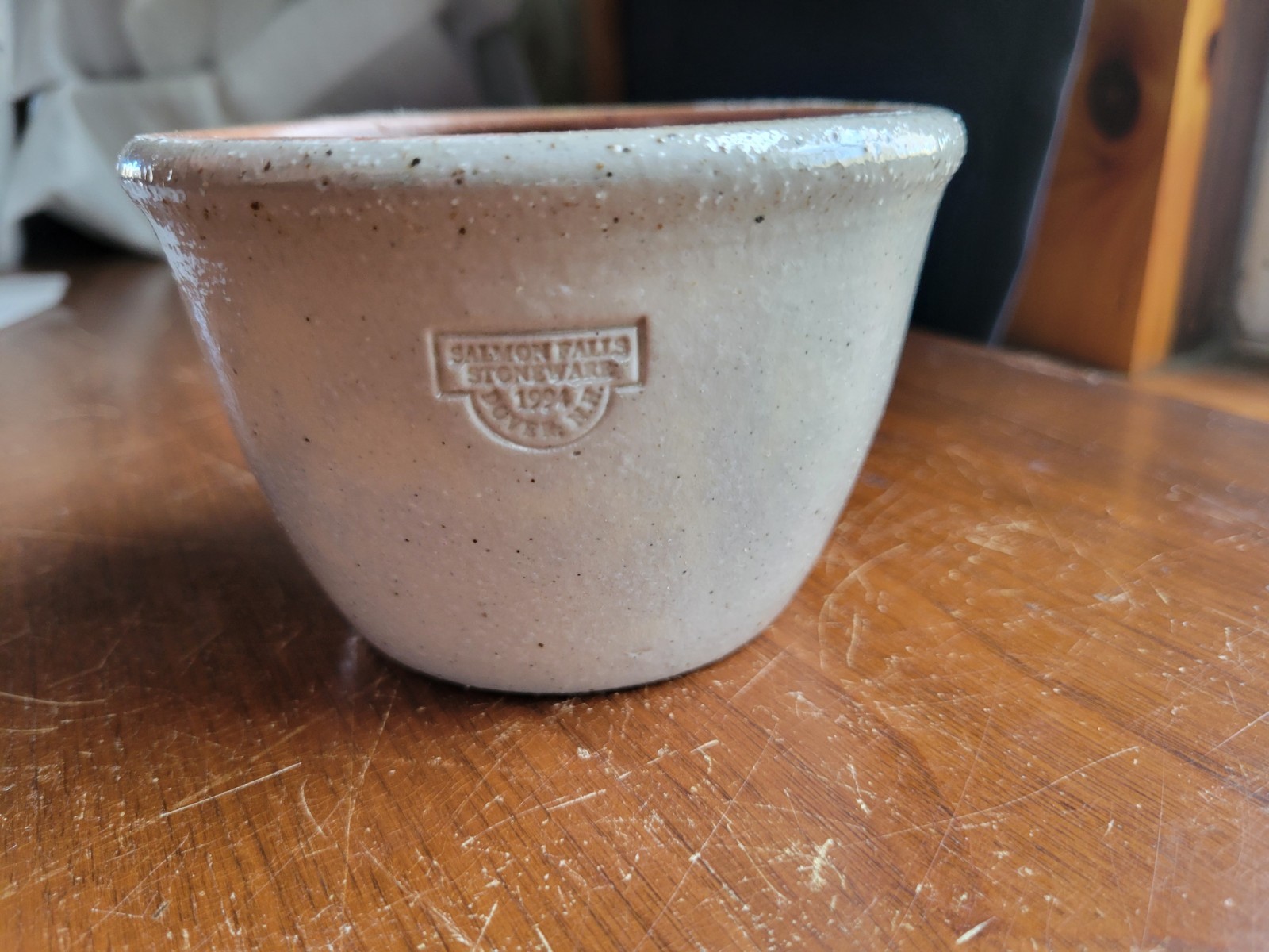 Salmon Falls Custard Cup? Merry Christmas 1994