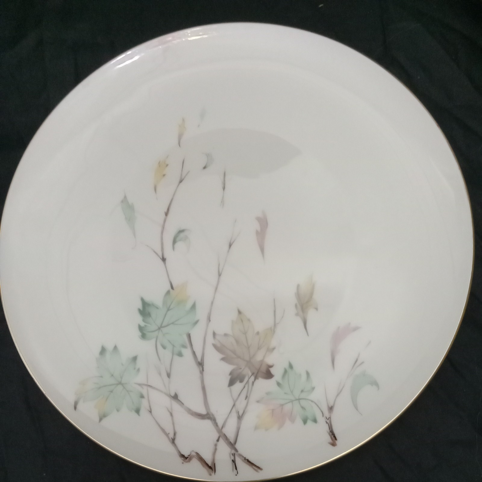 Lenox Westwind 10 3/8″ Plate Dinner China X-407 Gold Trim USA Vintage MCM