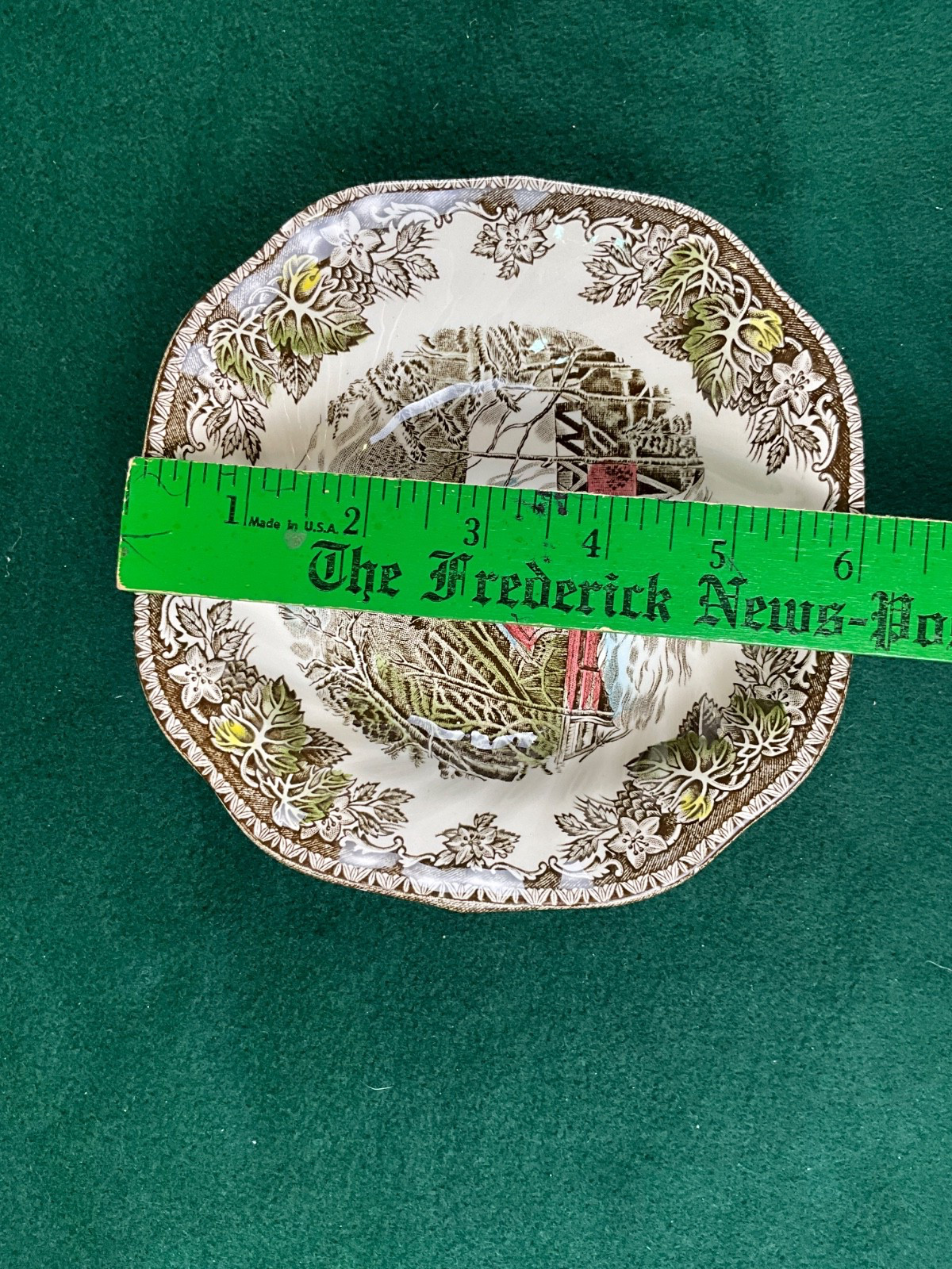 Johnson Bros ‘Friendly Village’ Covered Bridge Bowls Set of 2 England 6”