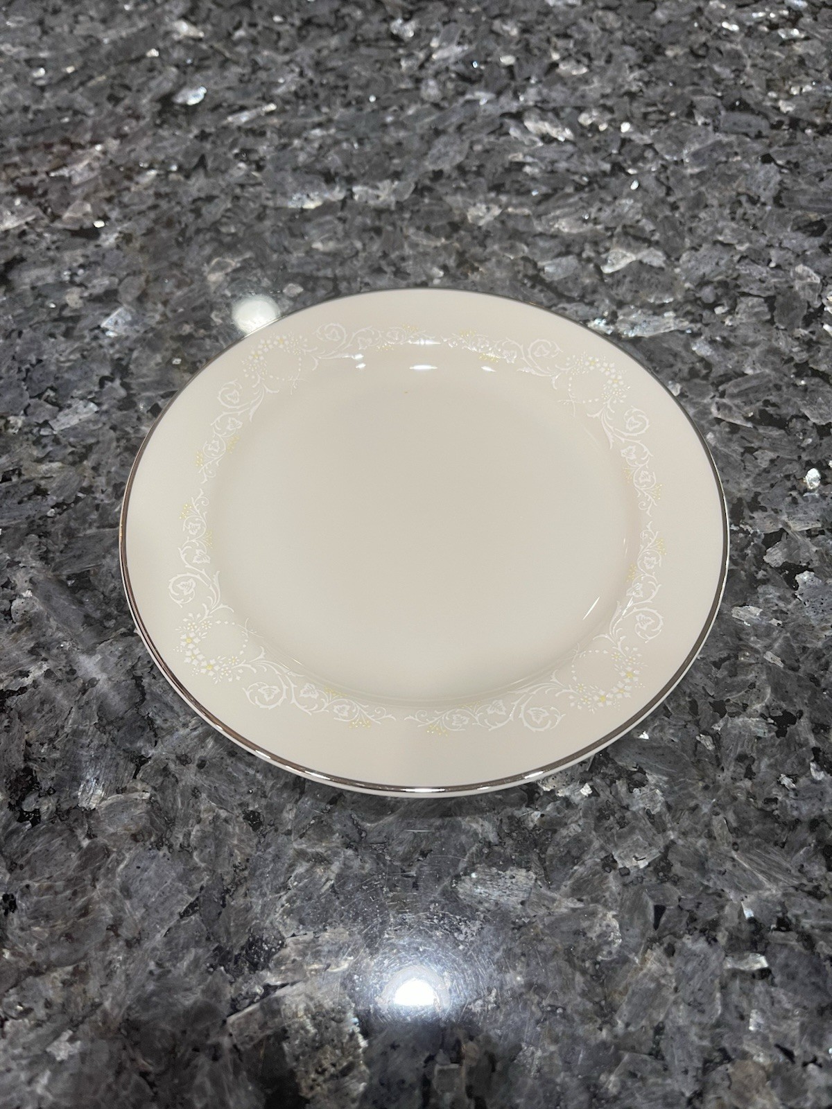 Pickard “Poetry” Porcelain Set Of 2 Bread Plates 6 1/8 In. Made In USA