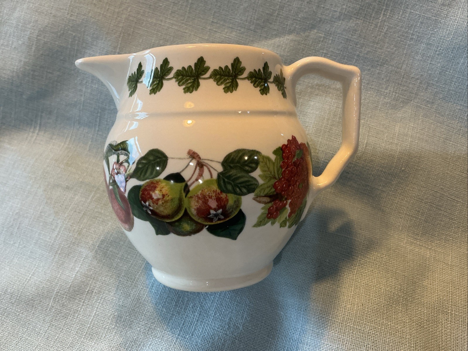 Vintage Portmeirion Pomona fruit Garland Petite Creamer Pitcher Orange Stamp