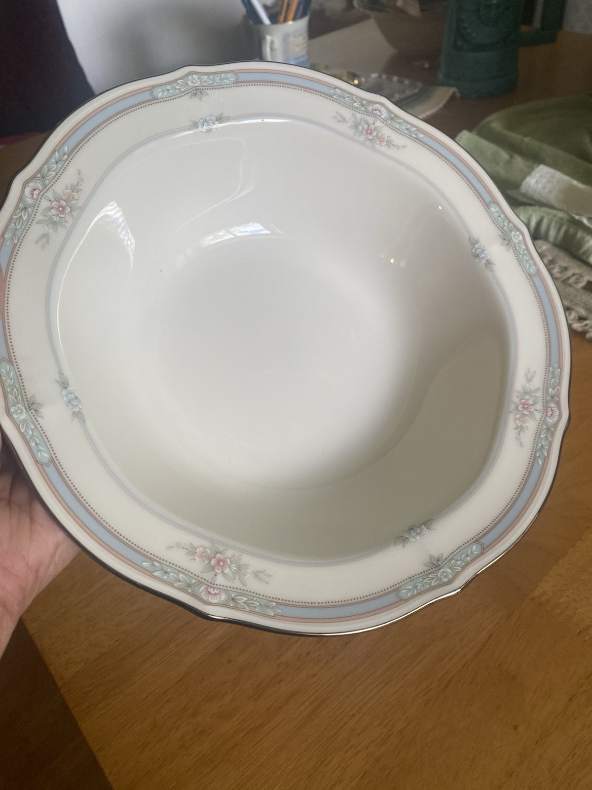 NORITAKE 7293 ROTHSCHILD ONE ROUND SERVING BOWL 9 1/2” JAPAN