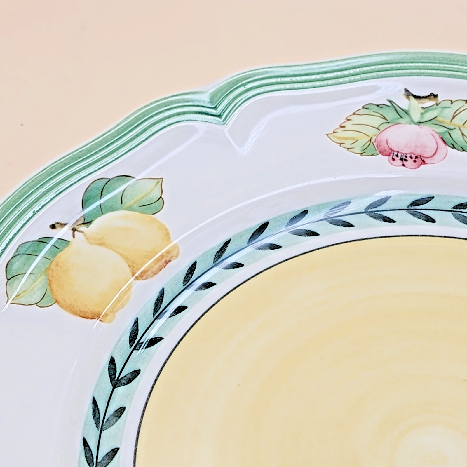 Set 2 Vtg Villeroy & Boch French Garden Fleurence 8″ Bread Butter Salad Plates