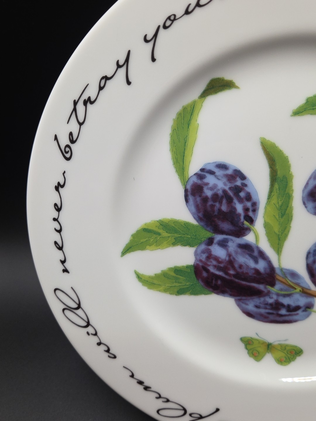1 x Williams Sonoma Orchard Suite Plum Salad Plate 7 & 7/8″