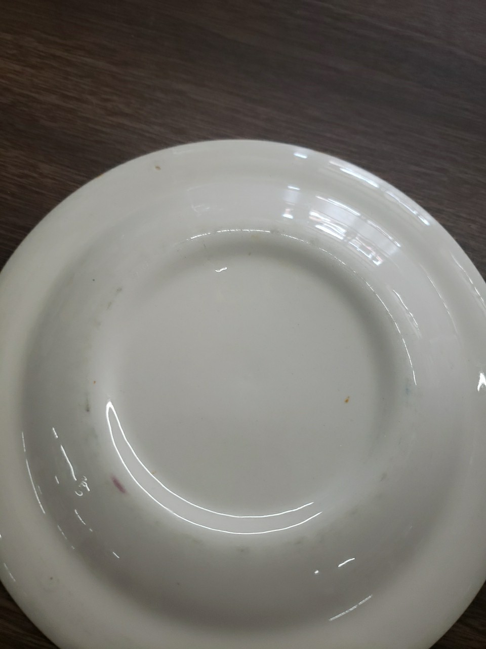 Currier & Ives OLD GRIST MILL Blue 4 Salad / Bread PlateS by Royal China USA