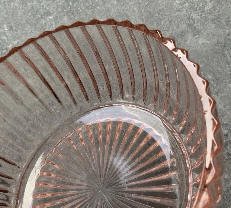 6 Pcs Depression Glass Collection Colors Variety Tappan Westmoreland Bryce Bro+