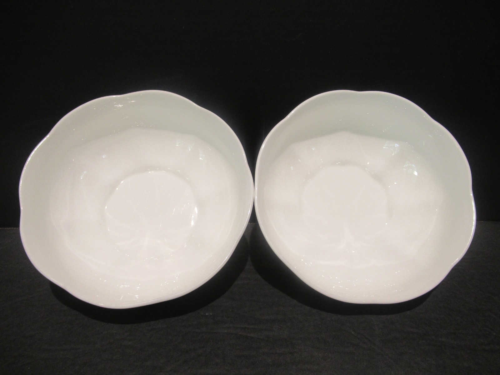 Block Windsor Bone China 5 3/8” Coupe Cereal Bowls set 2