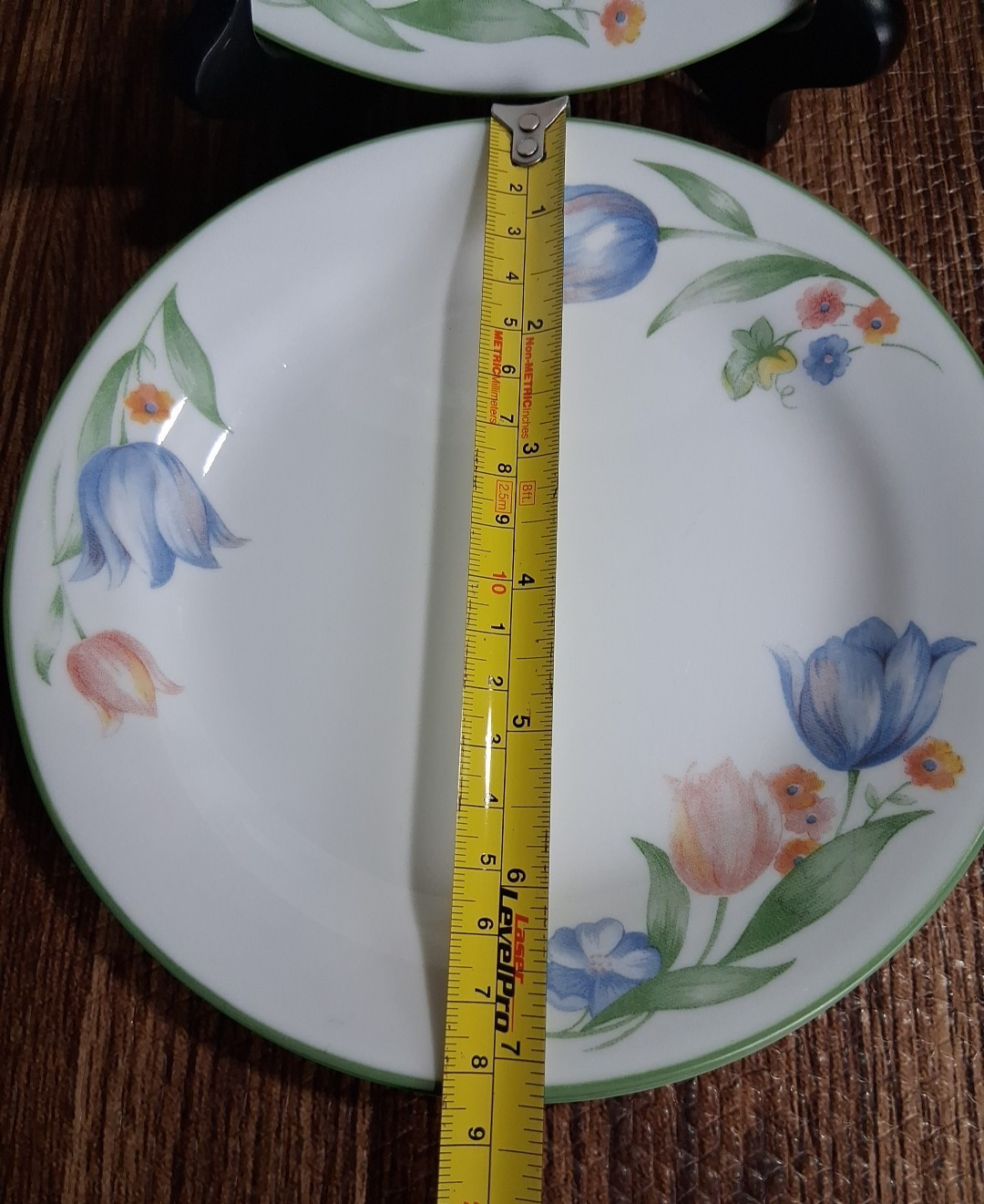 Corelle by Corning Fresh Cut 7¼” Salad Side Bread Dessert Plates Floral Set of 5