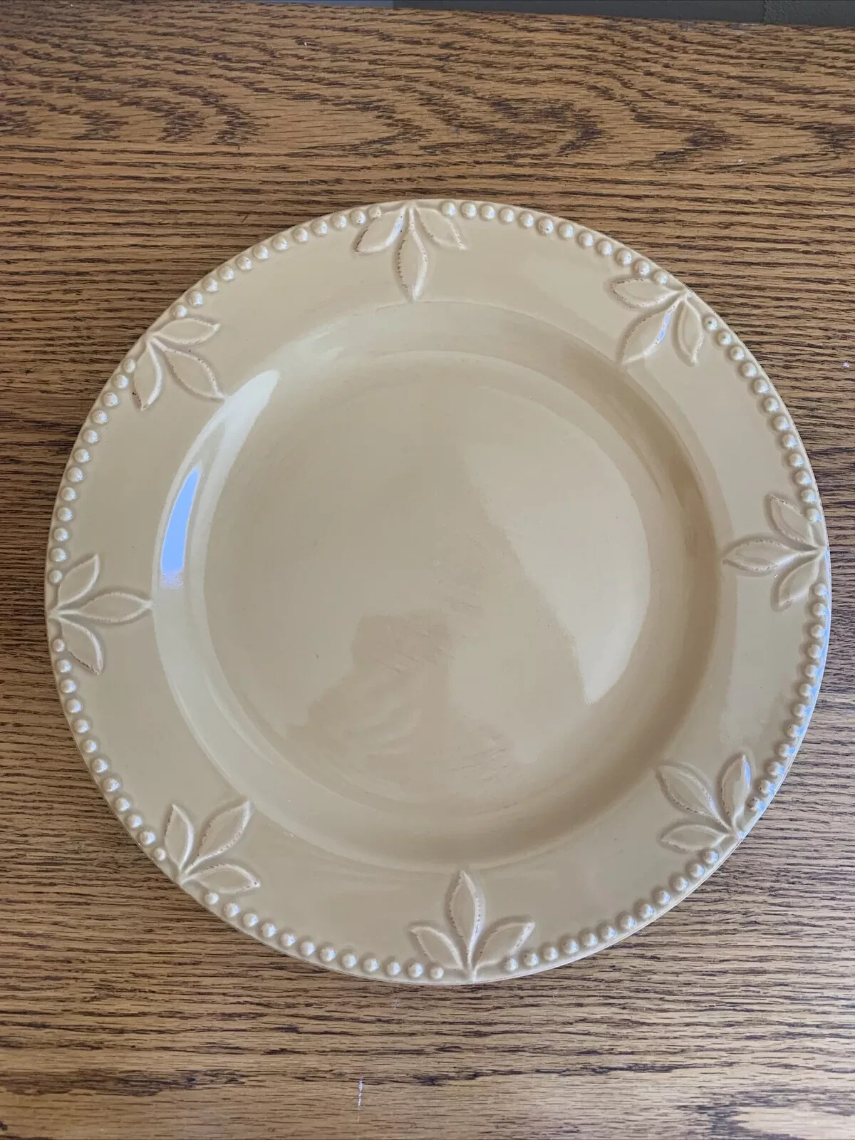 SET OF 4 Signature Sorrento WHEAT (GOLD) 11-3/8″ Dinner Plates