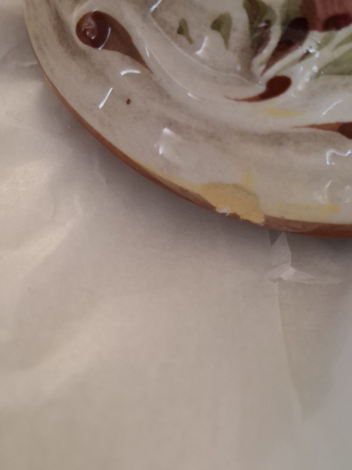 Vintage Capodimonte Footed Pitcher (Read Notes)