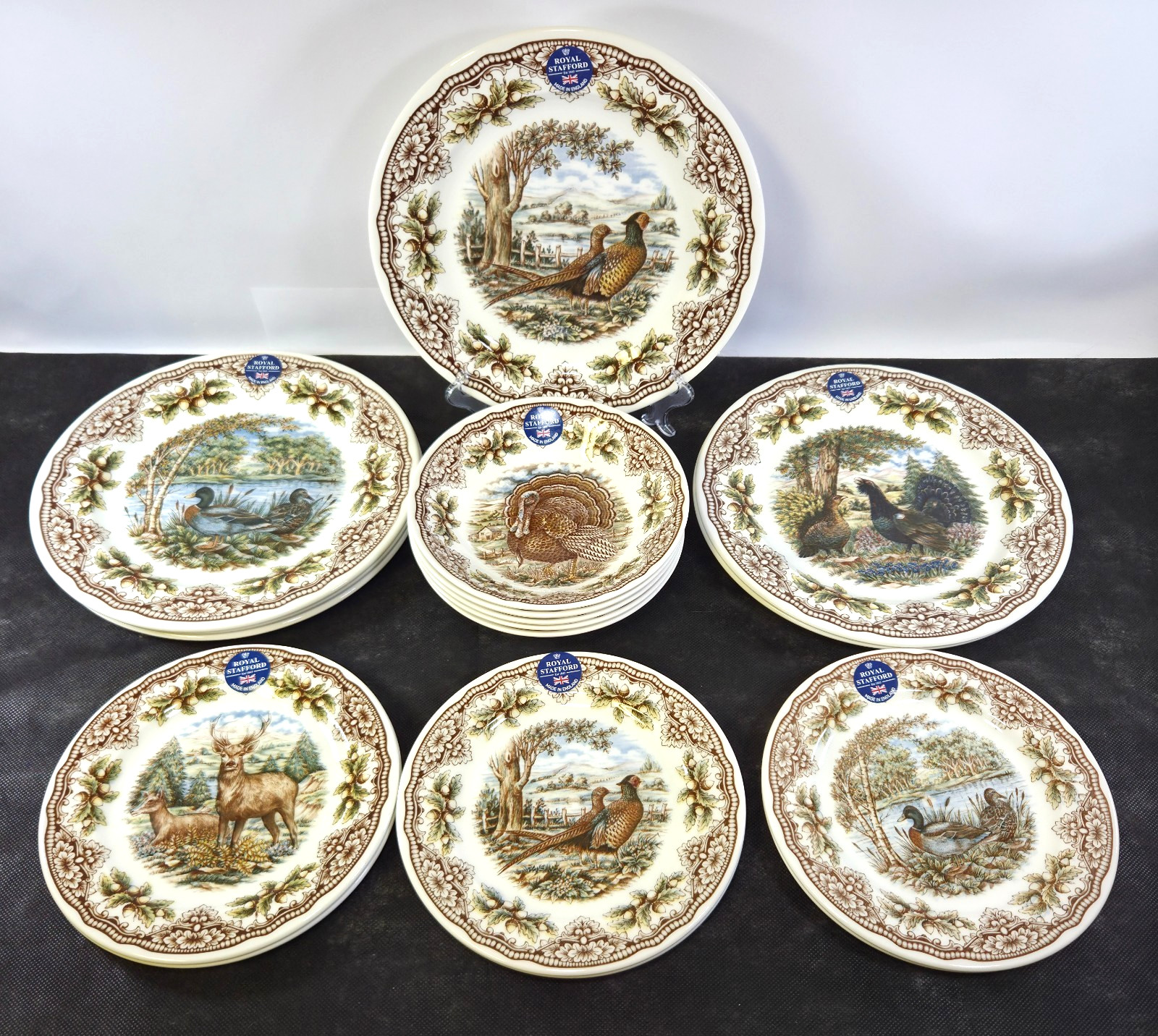 New Royal Stafford Homeland & Turkey Dinnerware Plates, Bowls SOLD BY THE PIECE