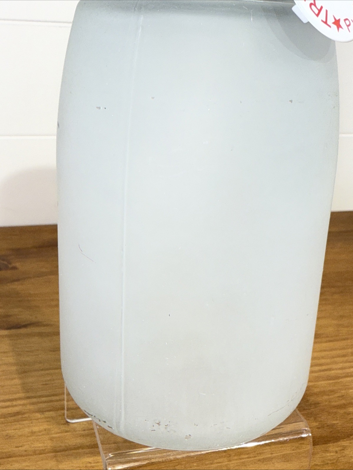 Rae Dunn “GOALS” Frosted Lighted Mason Jar Accent Lamp Home Decor EUC