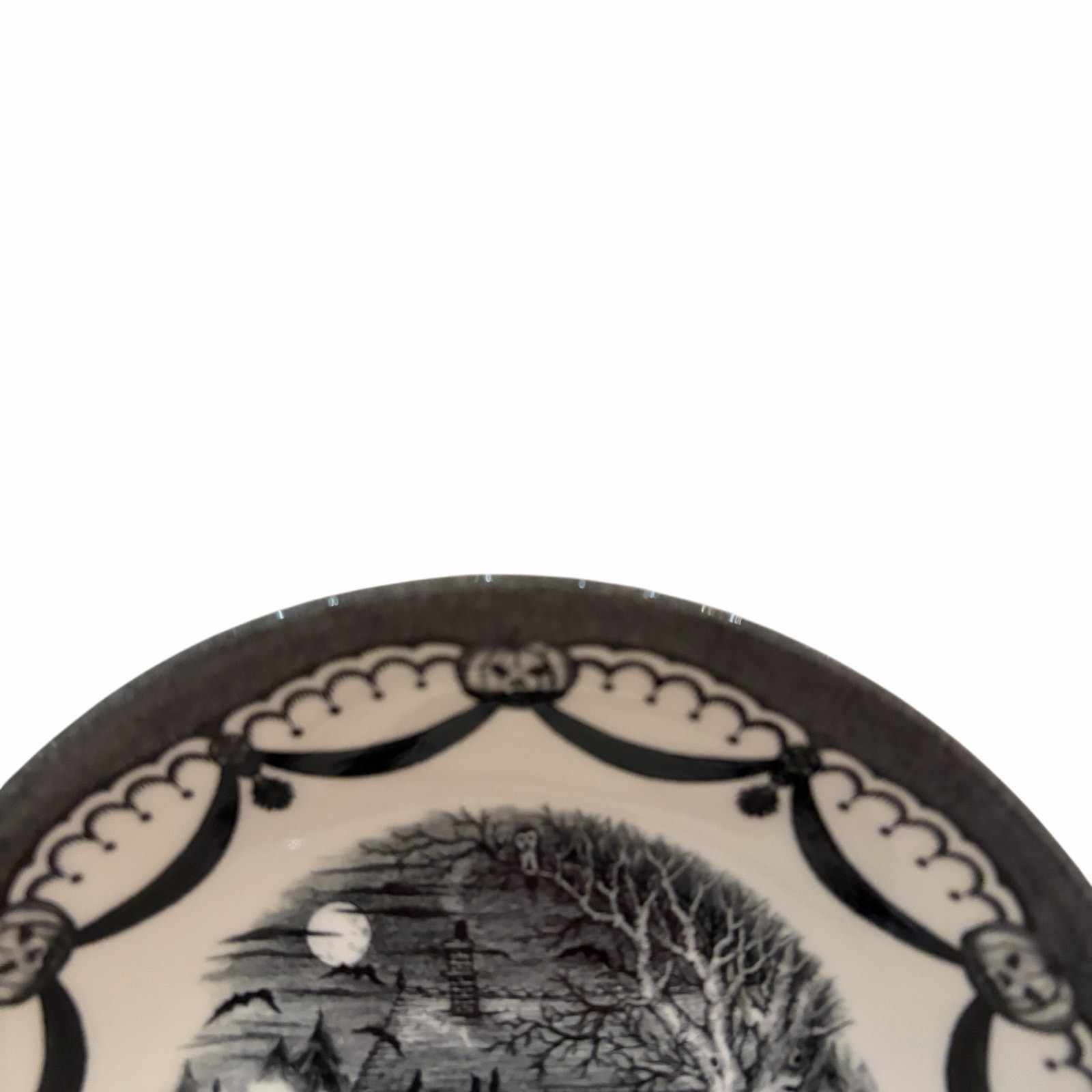 Royal Stafford HALLOWEEN WITCH Cereal Bowls 7.75in Set of 2 Ceramic Spooky New