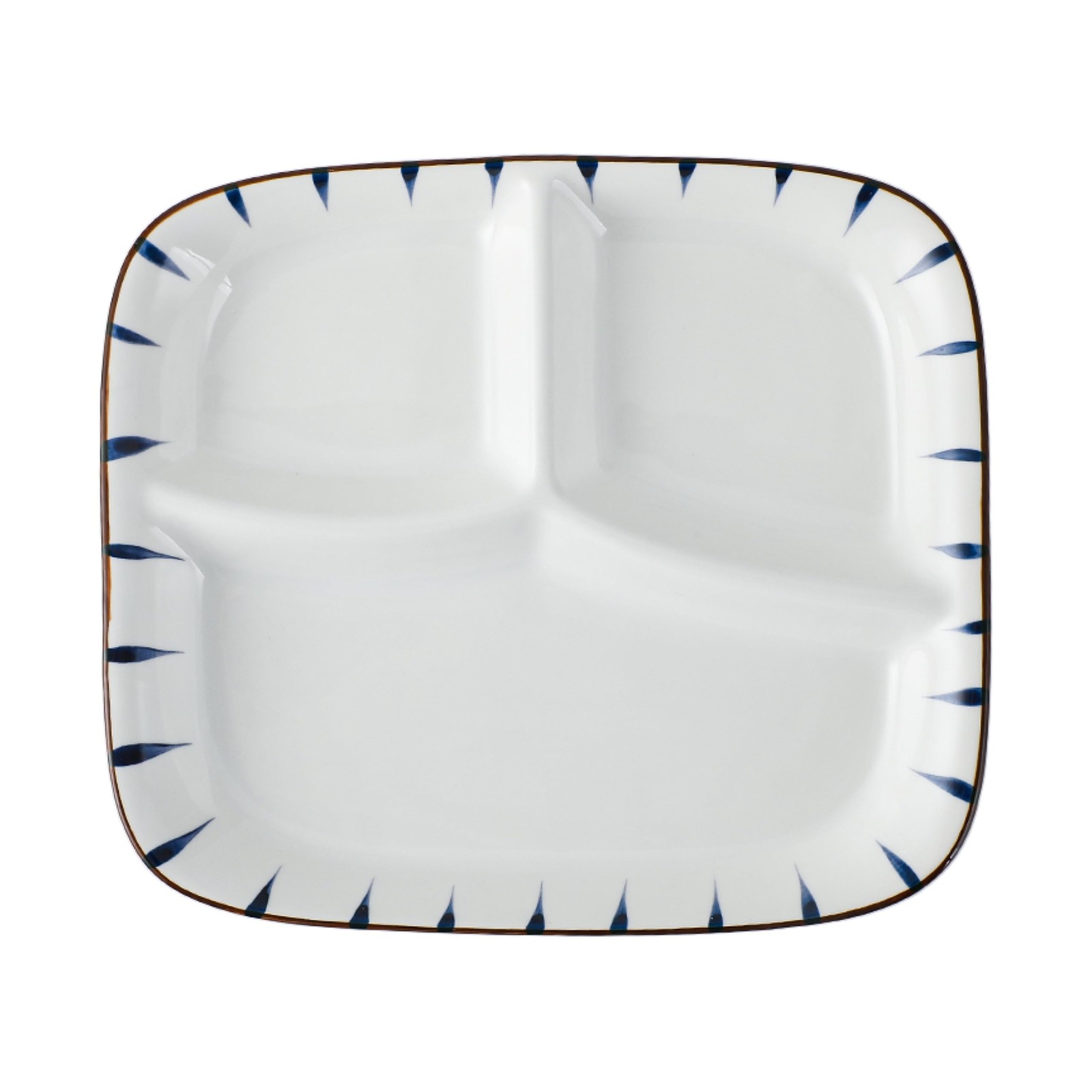 Acyhggi Ceramic Divided Porcelain – 10 Inch Breakfast Lunch Bowl Portion