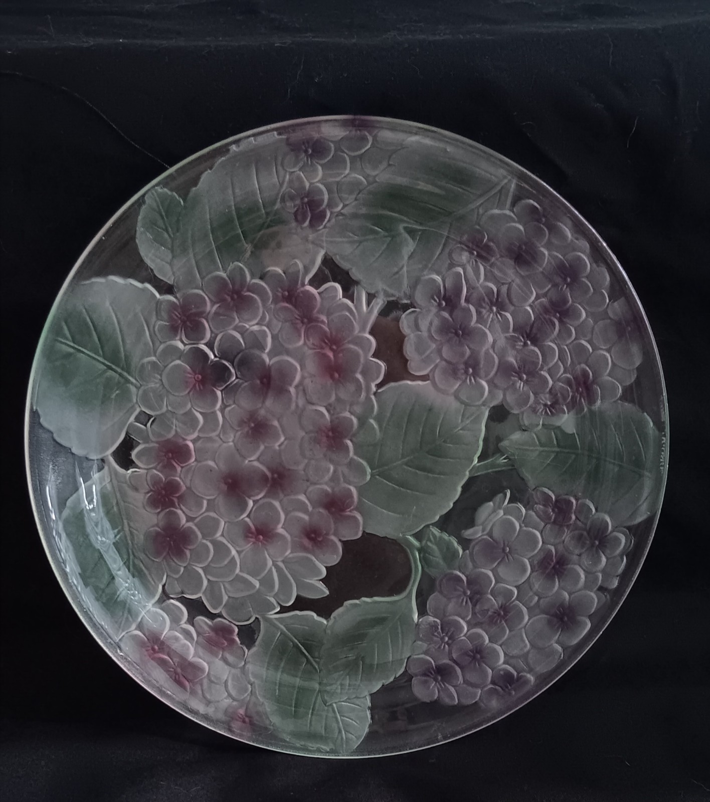 KIG Indonesia Hydrangea Plates Set Of 4