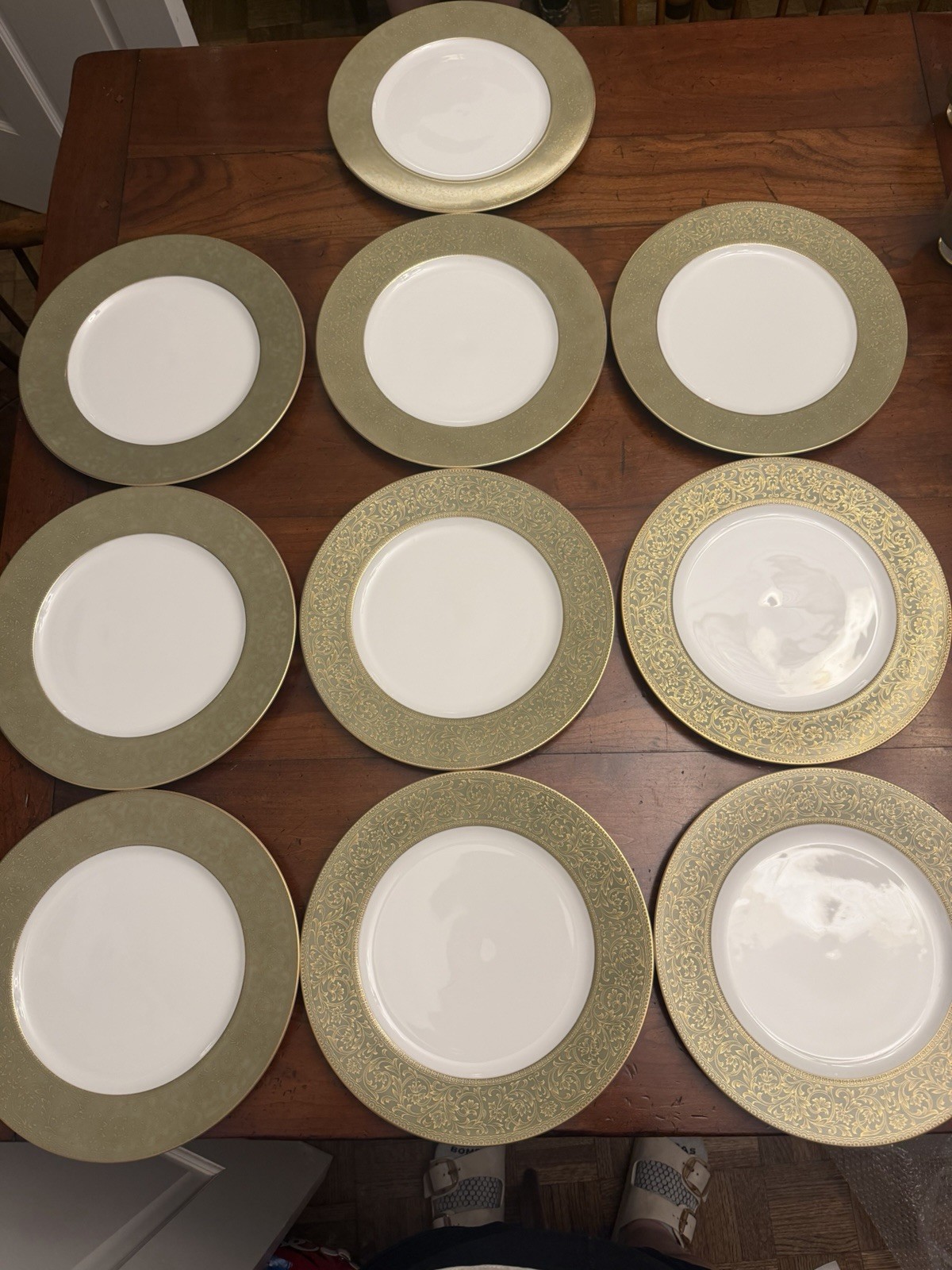 Complete 50-Pc Service for 10 Vintage Sango Japan Versailles (#3642) Fine China