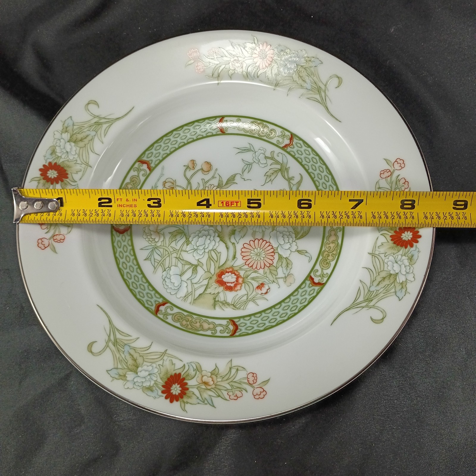 Set of 3 Mikasa KABUKI Rim Soup/ Pasta Bowls 8.25″ #L9011 Japan Discontinued