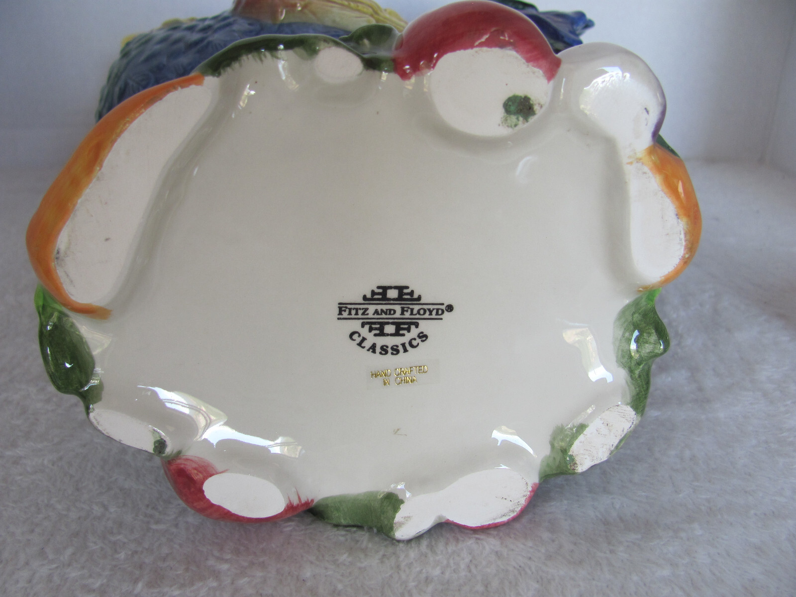 Fitz & Floyd Classics Country Gourmet Rooster 12” Tall Pitcher Centerpiece