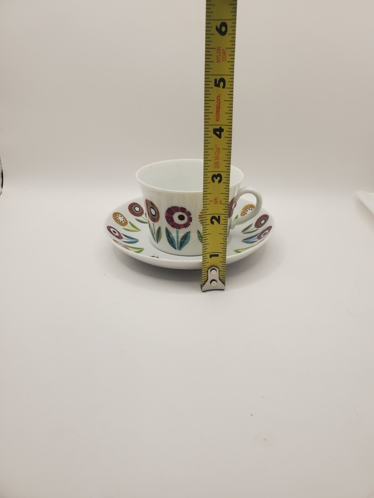 MCM Eva Blahd Bellis Karlskrona Cup & Saucer 1959 Beautiful Set