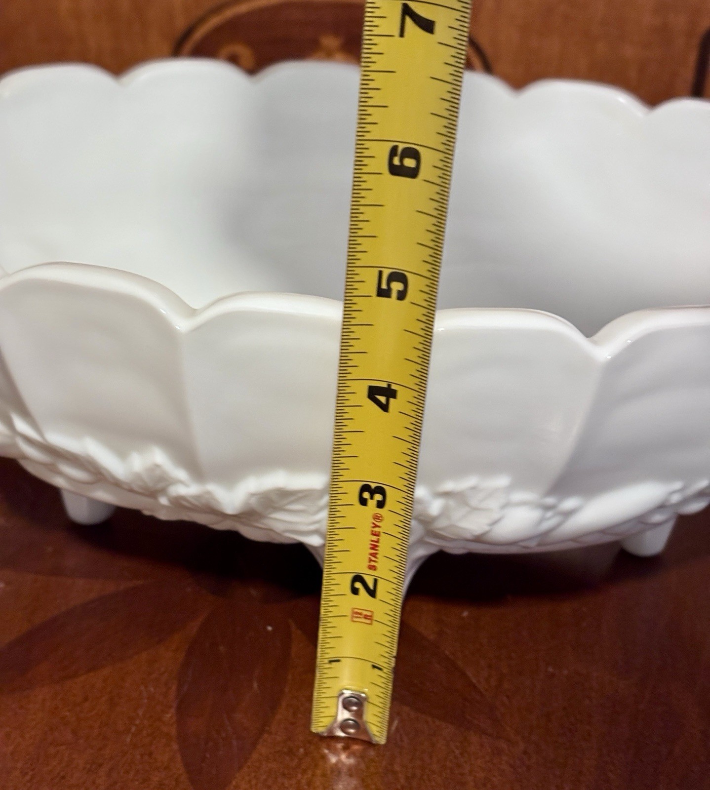 Indiana Glass footed fruit bowl