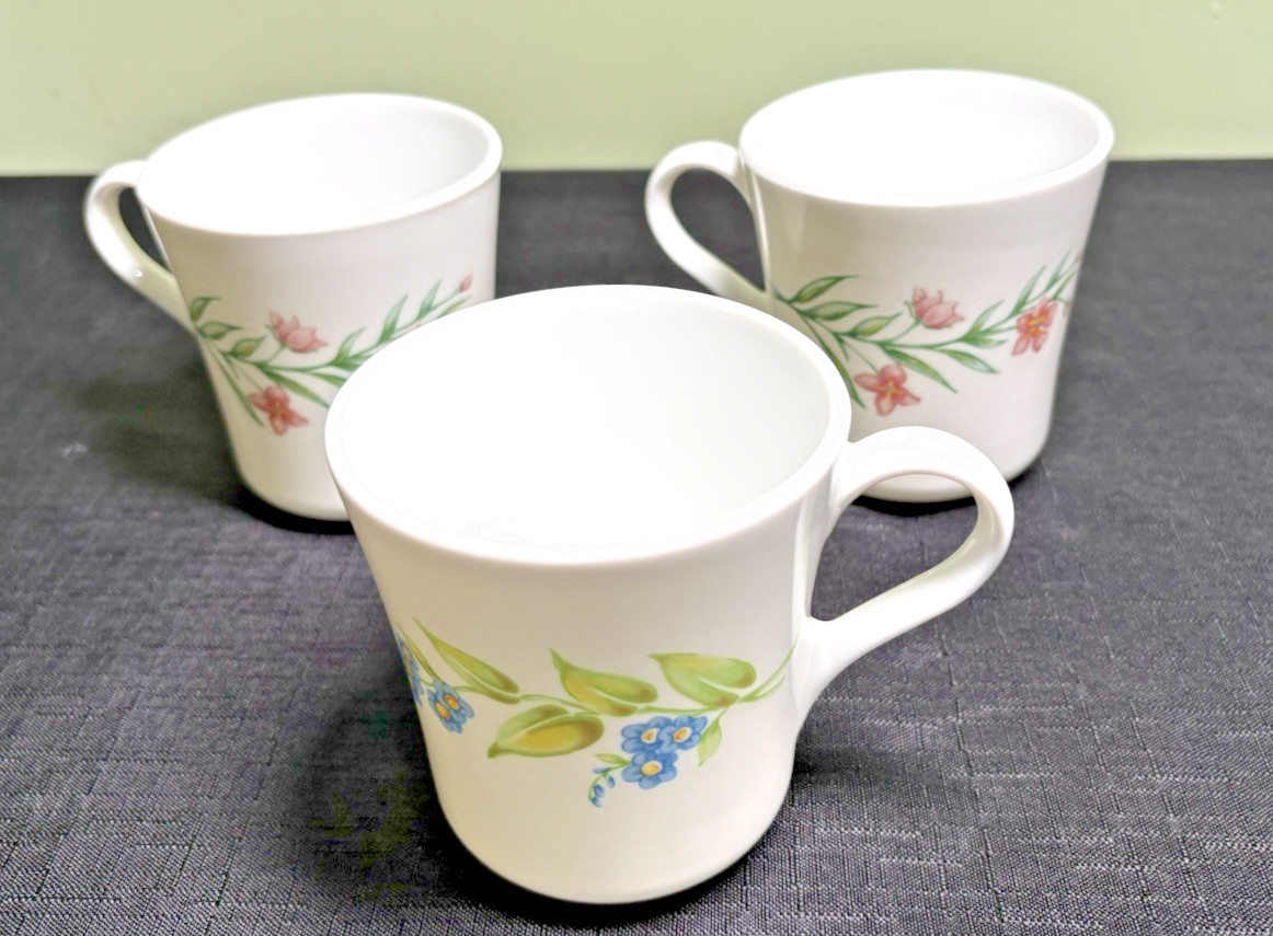 22-Pc Corelle My Garden-10 Dinner/6 Salad Plates, 3 Cups, Creamer & Sugar Dish