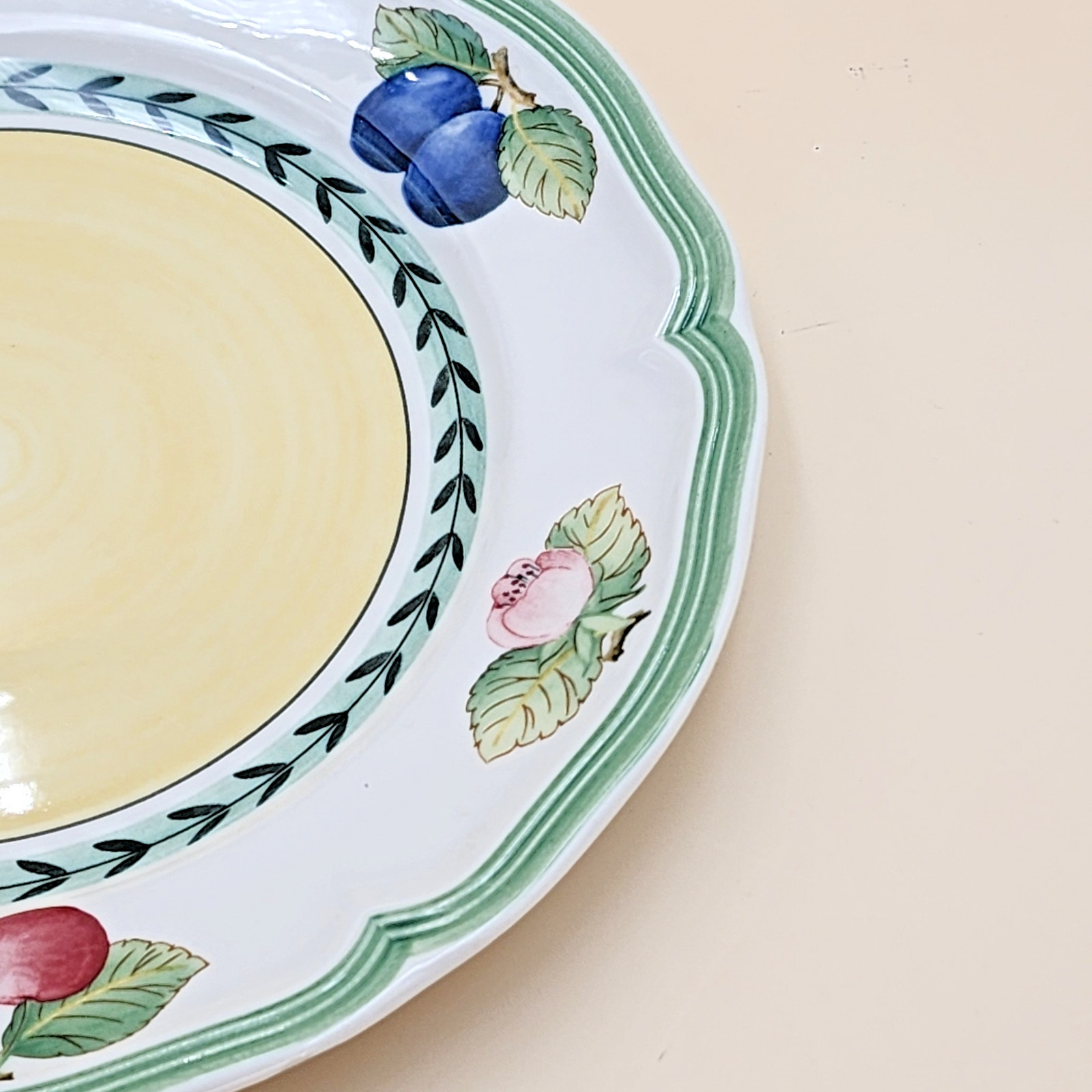 Set 2 Vtg Villeroy & Boch French Garden Fleurence 8″ Bread Butter Salad Plates