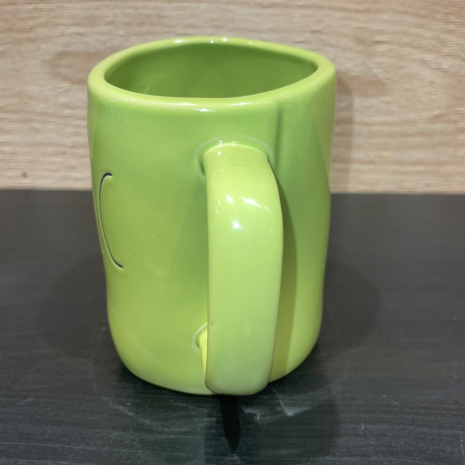 RAE DUNN by Magenta Green Halloween TOXIC Coffee Mug Cup Holiday Decor NWT HTF