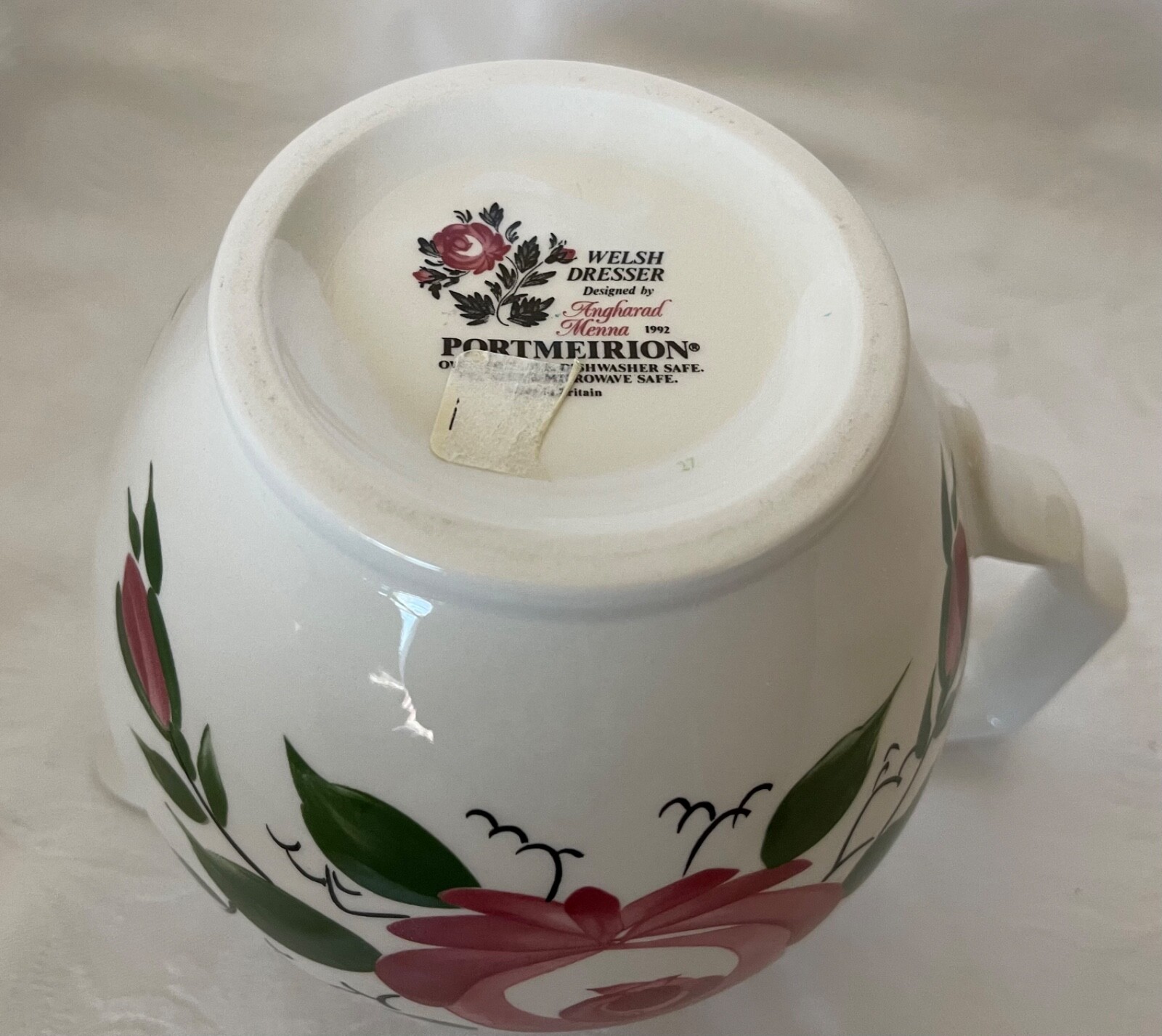 Retired! 1992 Portmeirion – WELSH DRESSER – 6″ JUG – 32 oz capacity