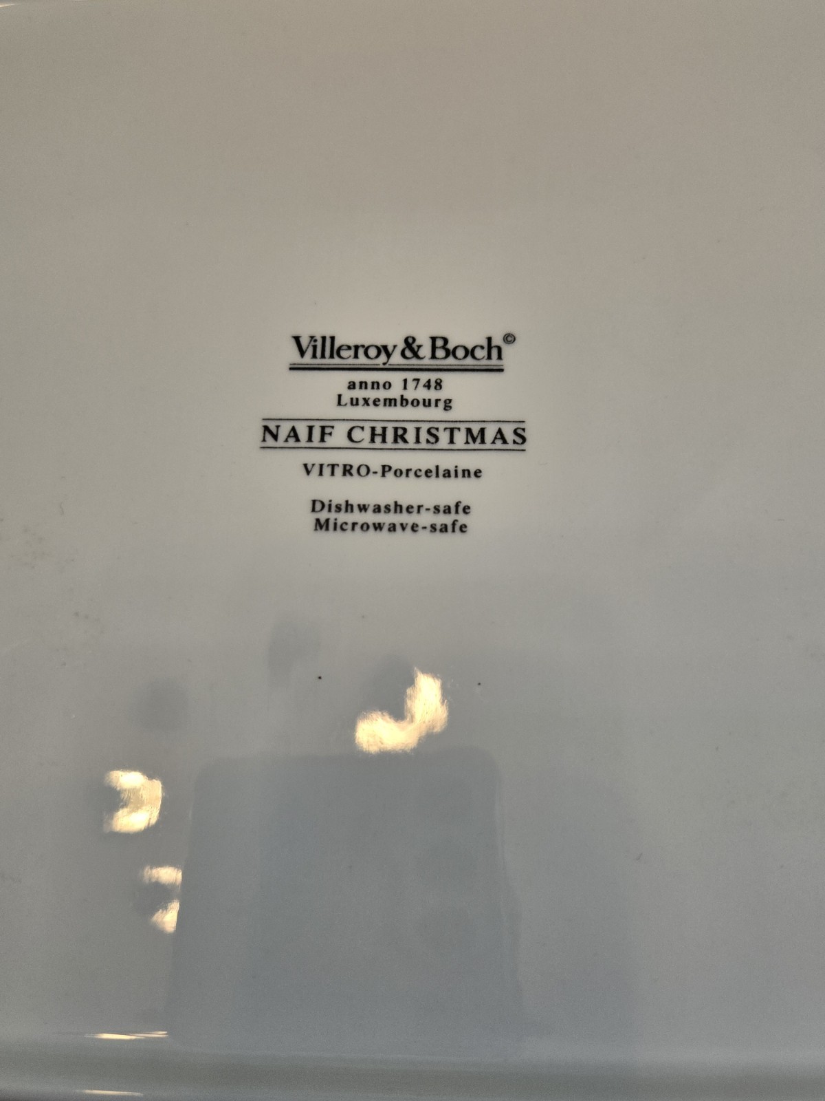 Villeroy & Boch Naif Laplau Christmas Platters Set of 3 Excellent Condition