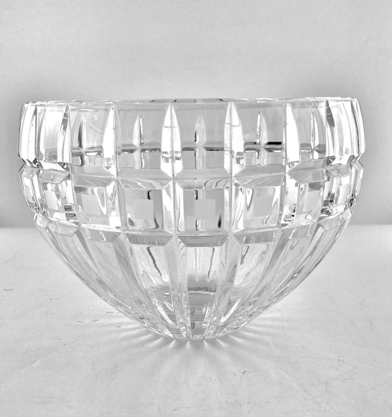 Marquis By Waterford Crystal Quadrata Bowl 7.5” Diameter Made In Poland