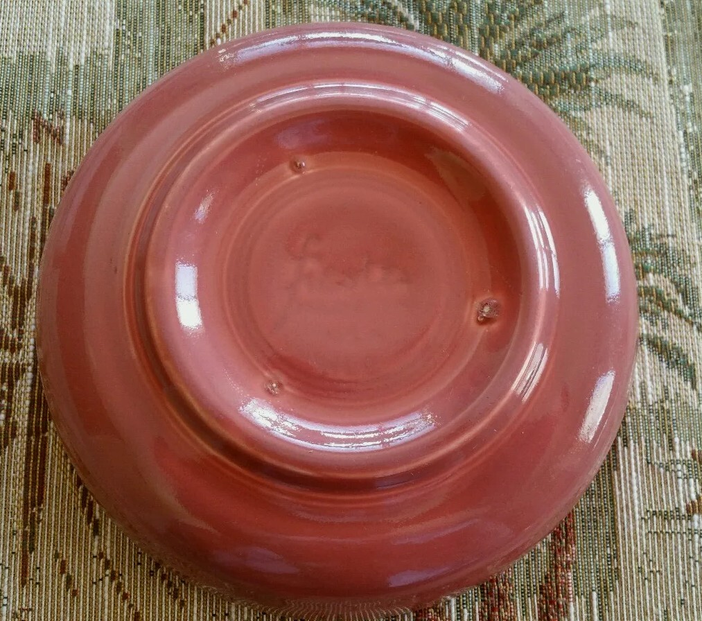 VINTAGE FIESTA 50’S ROSE 6″ DESSERT BOWL RARE 1950-1959 MINT CONDITION