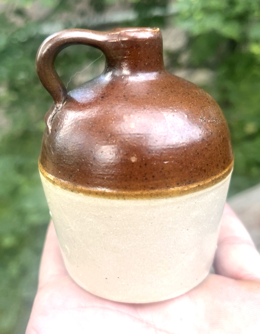 NICE 1/4 PINT MINI JUG MINNESOTA STONEWARE CO. RED WING, MN 1905 ERA CLEAN L@@K