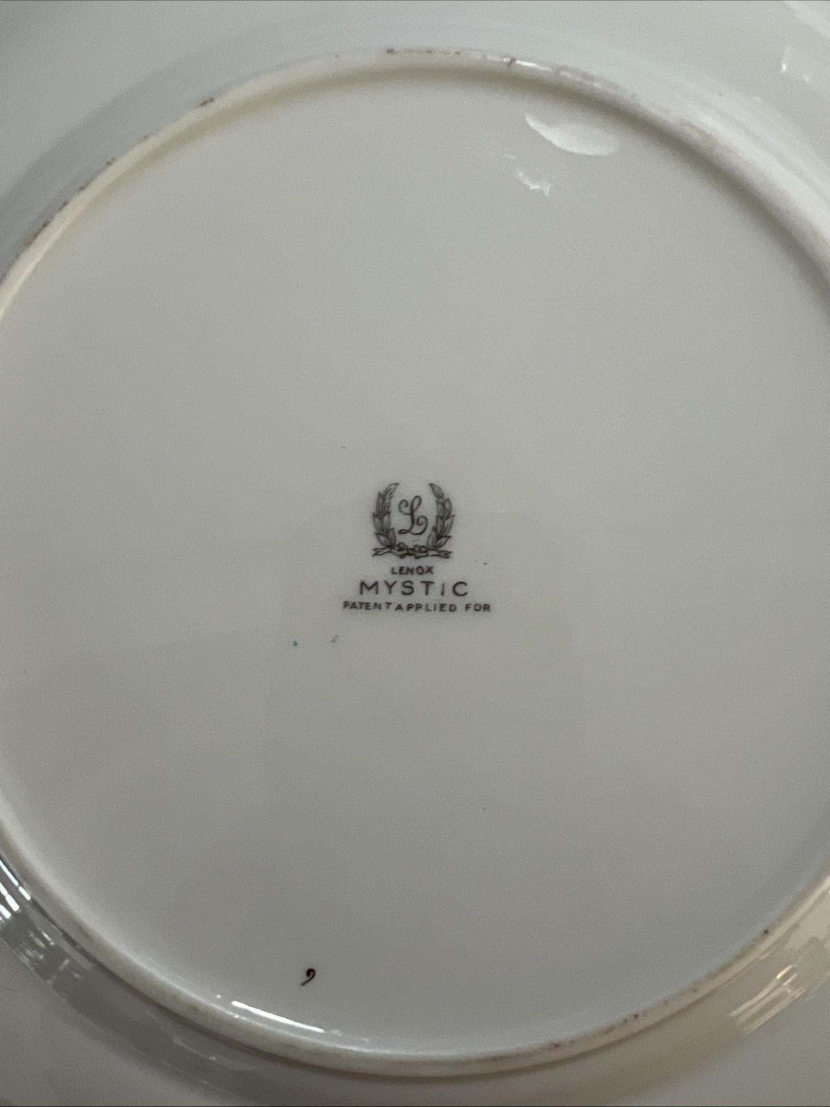 Stunning Vintage Lenox Mystic 1,Salad Plate(s) 8 1/4 Inches, Ivory Gold Floral