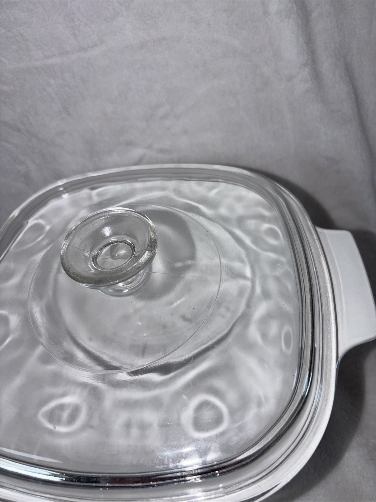 Vintage CorningWare A-Series Peach Floral A-3-B 3 Liter Dish & Lid No Chips GUC