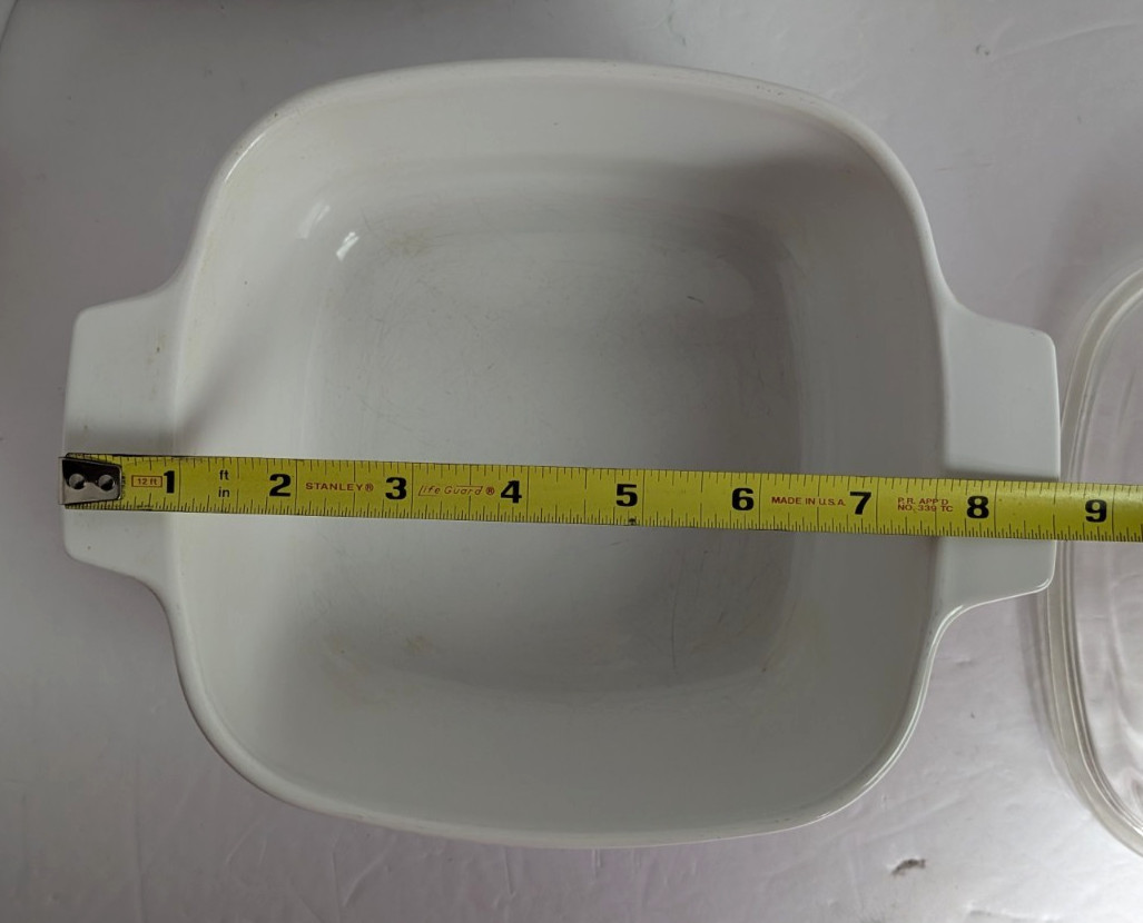CorningWare Blue Dusk Covered Casserole Dishes w/ Lids 2 Liter & 1.5 Liter