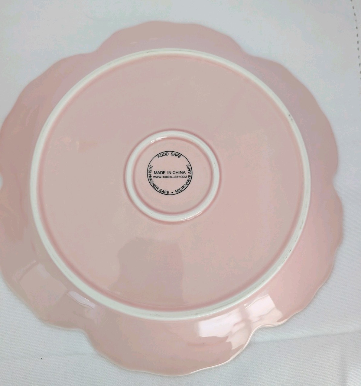 Pink Cabbage Ceramic Viral Hobby Lobby Easter Dinner Plates Set of 4 10″