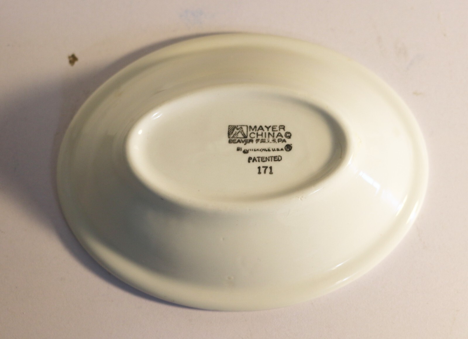 Vintage Mayer China – Serving Dish – Beaver Falls, Pa. – 5 1/2 inches wide