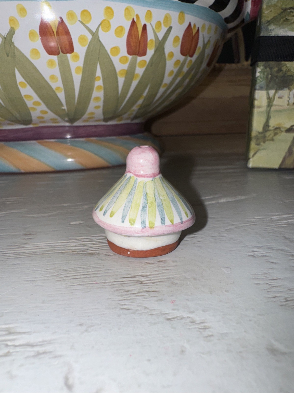 Mackenzie Childs Miniature Teapot